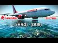Hurghada [HRG] -Düsseldorf [DUS], Boeing 737-800, Corendon Airlines, Egypt - Germany 