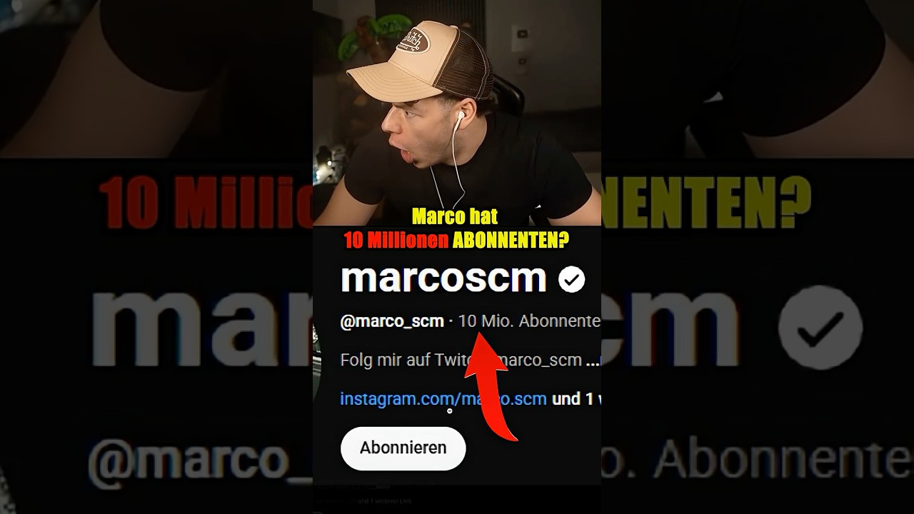 Marco hat die 10 Millionen Abonnenten🤨?