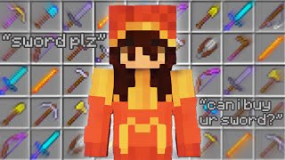 Can I Buy Your Sword? | Hypixel Skyblock Social Experiment Resimi