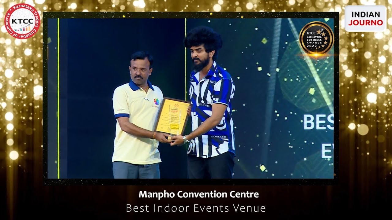 Manpho Convention Centre Received The Karnataka Business Awards For Manpho Convention Centre Received The Karnataka Business Awards For