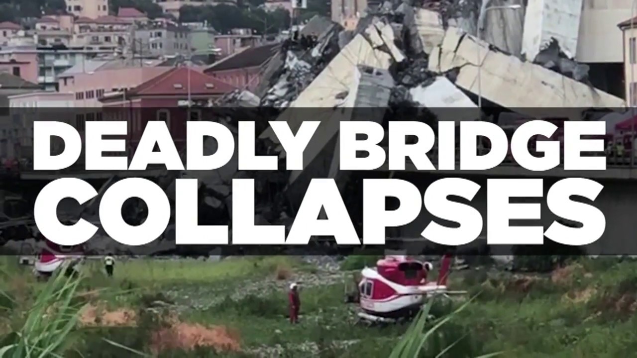 newspaper mockup Deadly bridge collapses throughout recent history