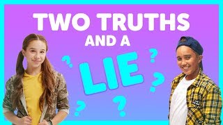 two truths a lie with liv isaiah from the kidz bop kids