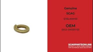 04030-03 Scag - 5/16LKWHR.586X.317X.078THK(A