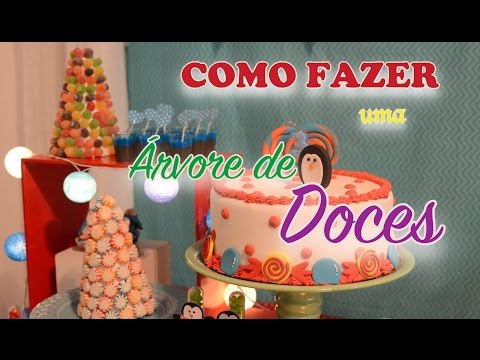 Vídeo: Como Fazer Uma árvore De Natal Com Doces