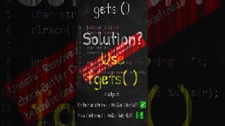 scanf ( ), gets ( ) and fgets( ) tips under 2 minutes.