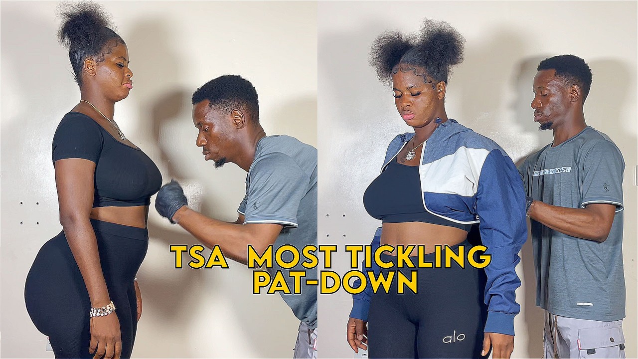 ASMR TSA Security Check -  ASMR Fast & Aggressive Tickling Full Body TSA Pat Down | Unintentional