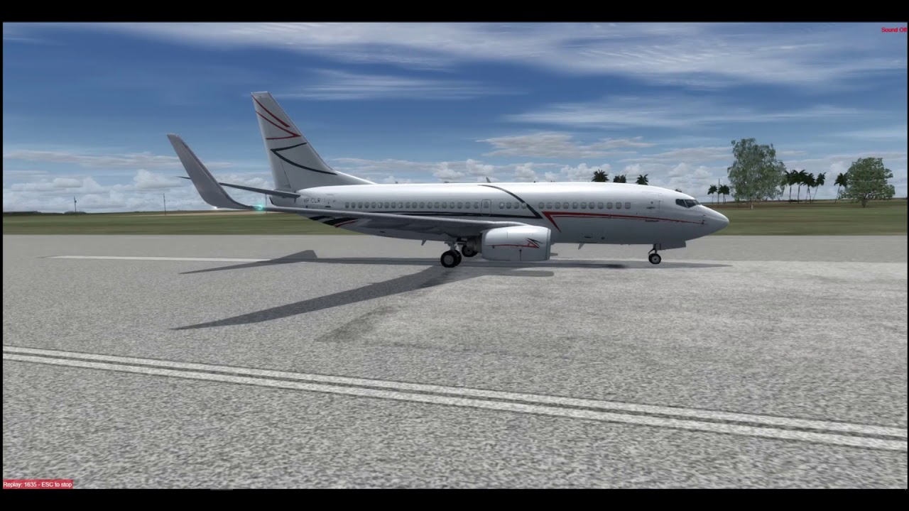 |VP-CLR|Landing at NFTF|Fua'amotu International Airport|VATSIM|