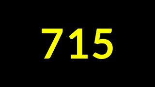 715 Seconds Countdown Timer With Sound Effect