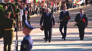 Лукашенко на площади Победы! | Возложение цветов | 9 Мая в Беларуси. Итоги