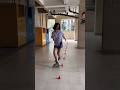 Unique way of girl skating ! #shortsvideo