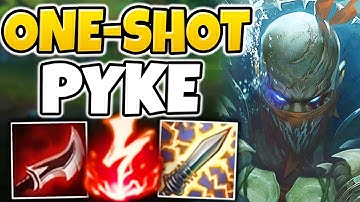 NEW AD ASSASSIN PYKE BUILD IS ACTUALLY SO BUSTED! NEW CHAMPION PYKE GAMEPLAY! - League of Legends