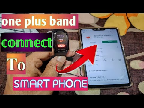 how to connect one plus band to smart phone || one plus health || full setup guide