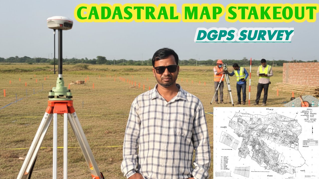 DGPS SURVEY || MOUZA MAPS PLOT DEMARKASATION || DIGITAL SURVEY
