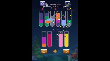 Water color sort puzzle level 311 ios android / Sort water color puzzle level 311 ios apk #shorts