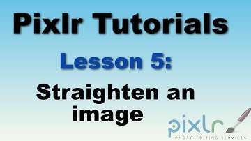 Pixlr Tutorial: Straighten an image - Lesson 5