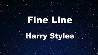 Karaoke♬ Fine Line - Harry Styles 【No Guide Melody】 Instrumental