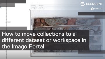 How to move collections to a different dataset or workspace in the Imago Portal