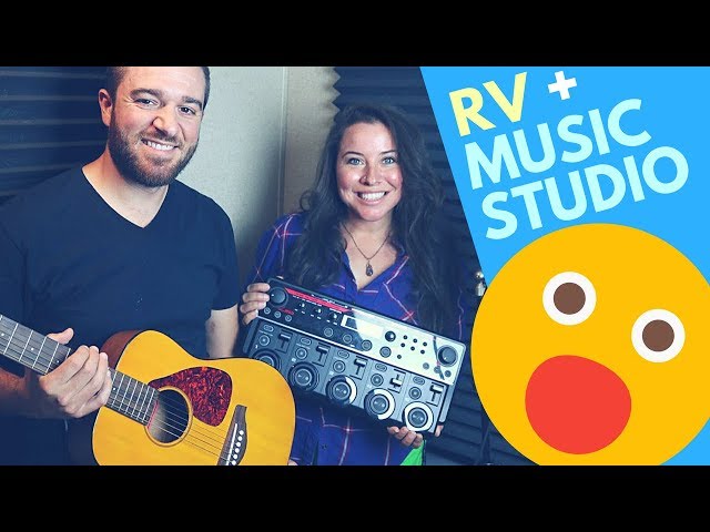 RV MUSIC STUDIO TOUR: How RV Living Musicians Work from Road? class=