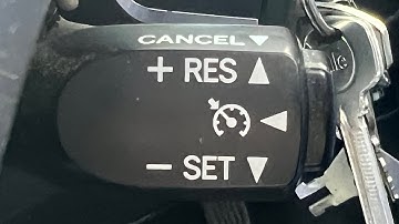 Toyota Cruise Control, How To Use.￼