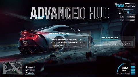 [Standalone/ESX/QB] Advanced HUD with SAFE/ RED ZONE System