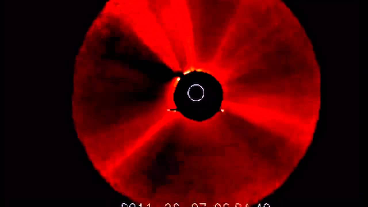 Nasa shows off solar blast YouTube
