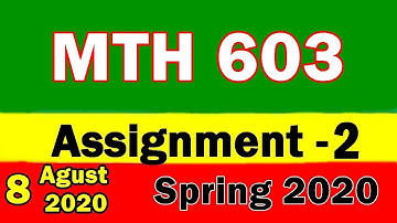 MTH603 Assignment No 2 Solution Spring 2020 | Backward difference | Forward difference Formula