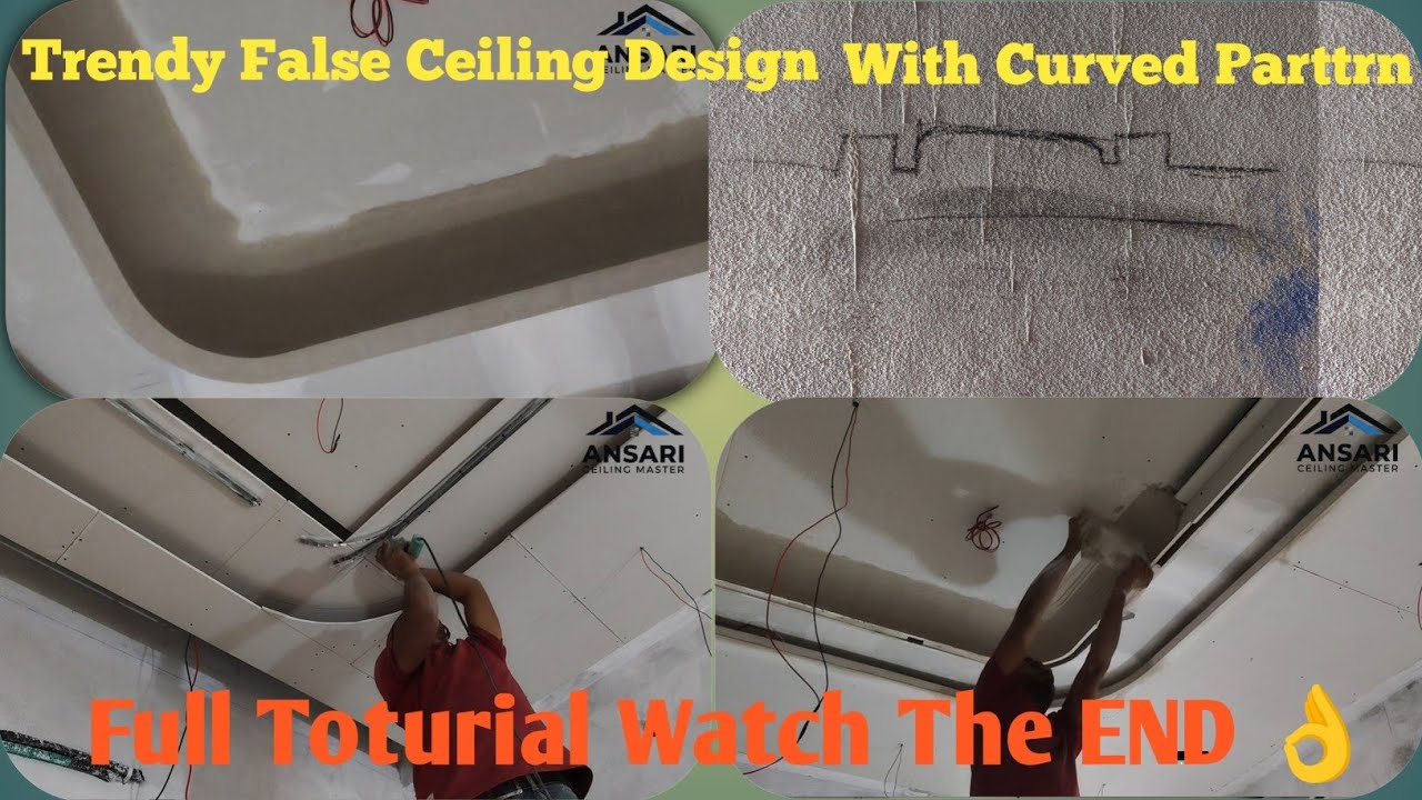 सिंपल और एलिगेंट सीलिंग डिज़ाइन (Simple & Elegant Ceiling Design)Full Toturial Videos Watch The END 