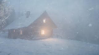 Frosty Mountain Wind Sounds & Mighty Snowstorm Sounds for Sleeping┇White Noise for Sleep Disorders