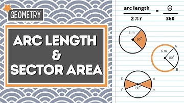 HOW TO FIND ARC LENGTH AND SECTOR AREA OF CIRCLES | GEOMETRY
