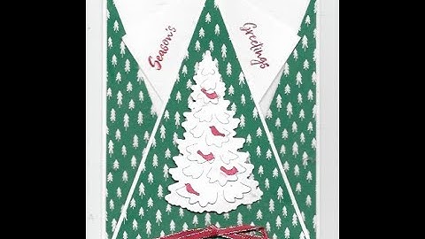 Arrow Fold Christmas Card