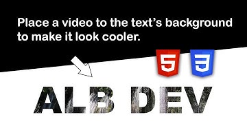 Place a video to the text