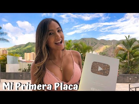 Recibí mi primera placa de YouTube
