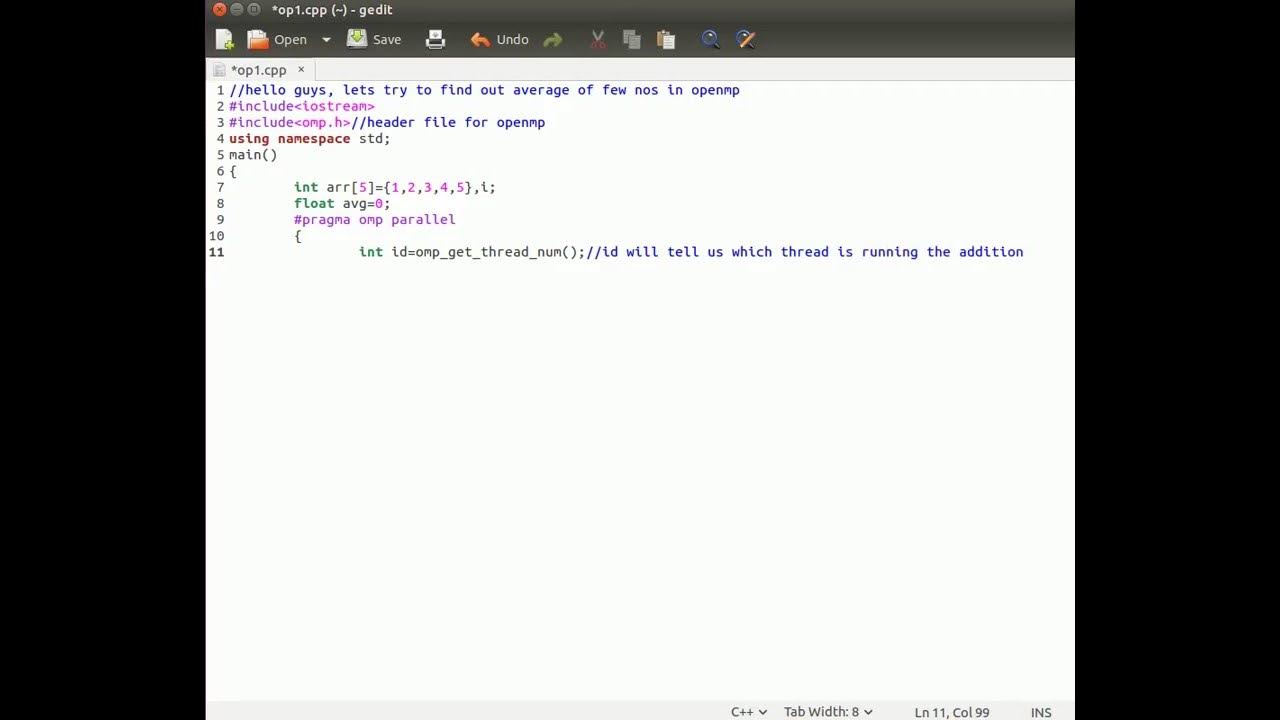 How to find average using openmp - YouTube