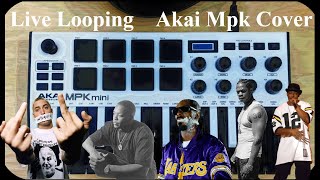 Eminem Bitch Please 2 [Live looping, Remix, Akai Mpk Cover] #shorts