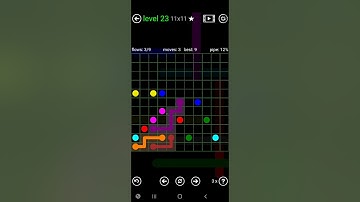 How To Solve Flow Free Premium 11x11 Mania Level 23 Hard Board Walk Through Solution Walkthrough