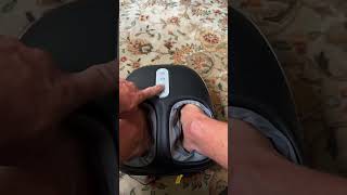 Tired, sore feet after a long day? 👣 This Shiatsu Foot Massager with heat and air compression gives