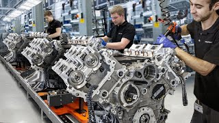 Inside Best Mercedes AMG Factory in Germany Producing Giant V8 Engines - Production Line \/ Business