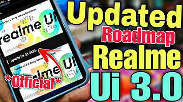 All New😍Early Access Roadmap Map For Realme Ui 3.0 Arrived For Q1, 22🔥Realme GT ME & 7 Pro🔥
