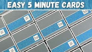 easy 5 min card using paper scraps