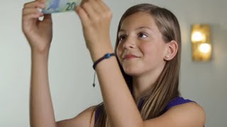 Eurosedler, euromønter, børnevideo - spil Euro Run-spillet!