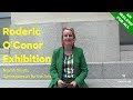 Ref:z07NBe3Qmac Roderic o'conor exhibition with spokesperson for the arts, niamh smyth