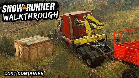 SnowRunner | Lost Container Contract | Ultra Settings PC RAW Gameplay