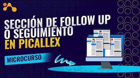 Sección de Follow Up o Seguimiento en Picallex 📲🙋‍♂️