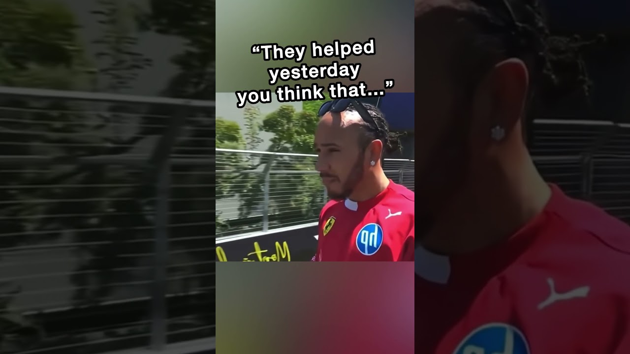 Lewis Hamilton being✨iconic✨for 1 minute and 8 seconds😂😂😂 #barcelonagp #lewishamilton #f1