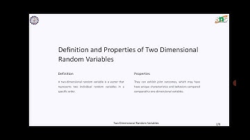 INTRODUCTION TO 2D RANDOM VARIABLES |R.MALATHY |SNS INSTITUTIONS