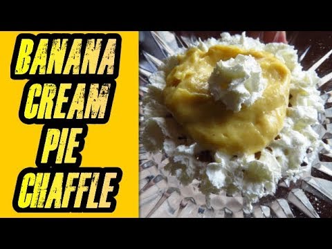 Banana Cream Pie Chaffle