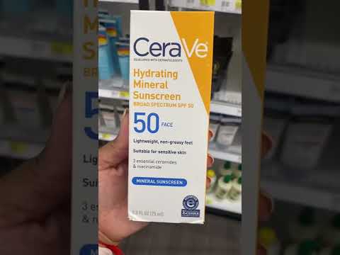 Video: Crema de CeraVe Broad Spectrum Spf 50 Crema de protección solar