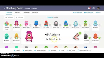 Class Dojo video-Computer