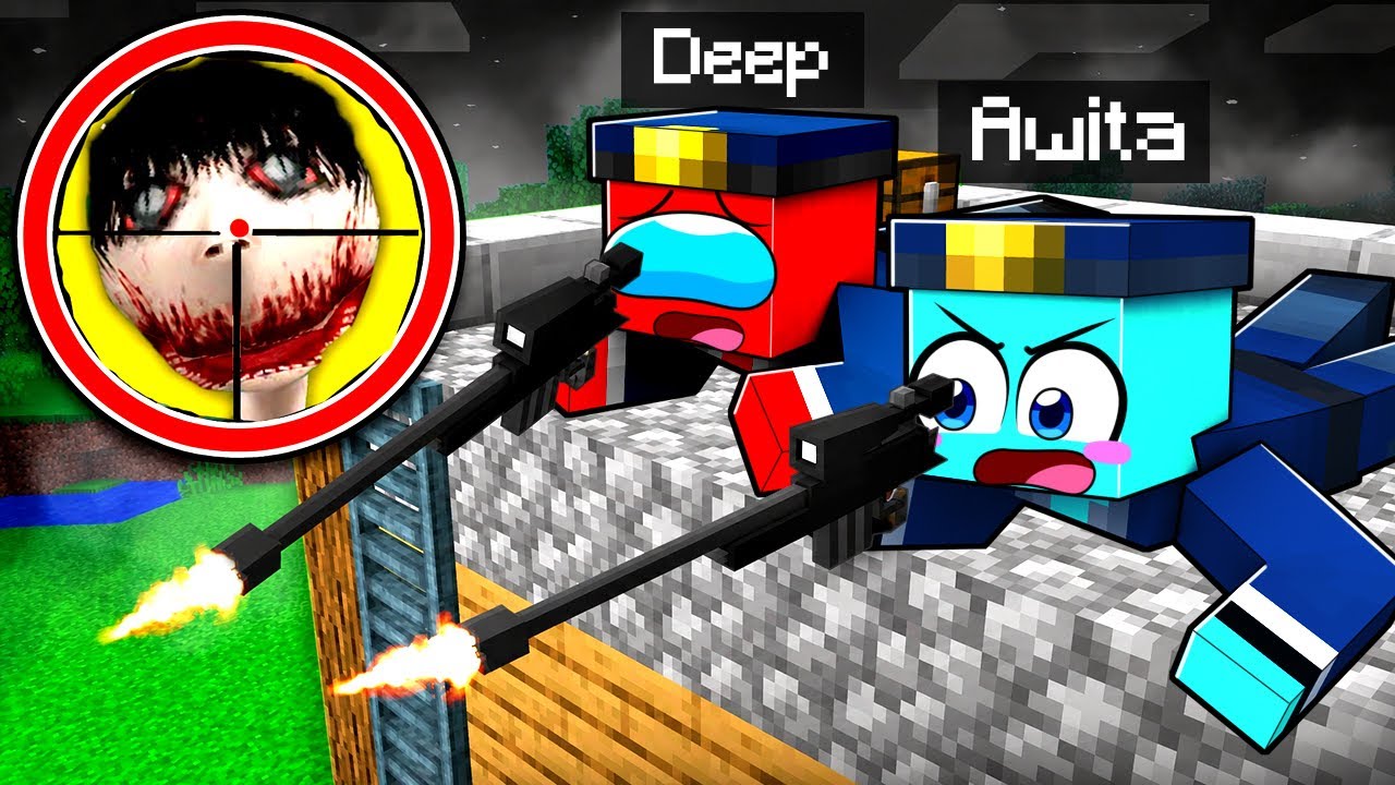 Use FRANCOTIRADOR REALISTA para Matar a Un MONSTRUO Terrorífico en Minecraft…