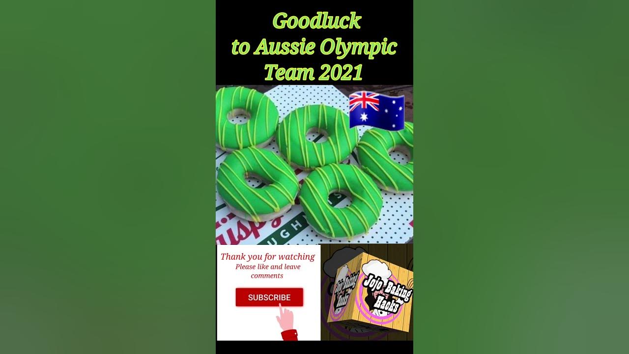 Krispy Kreme Limited Edition Doughnuts/Tokyo Olympics/Aussie Team
